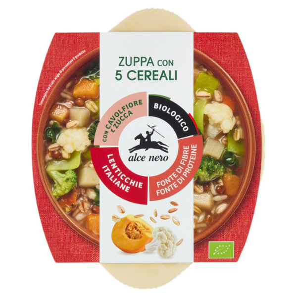 alce nero Zuppa con 5 Cereali 350 g