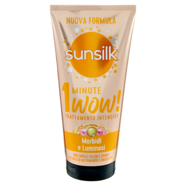 sunsilk Morbidi e Luminosi 1 Minute Wow! Trattamento Intensivo per Capelli Secchi e Spenti 180 mL