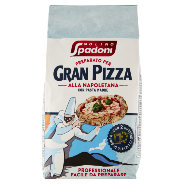 Molino Spadoni Preparato per Gran Pizza alla Napoletana 1018 g