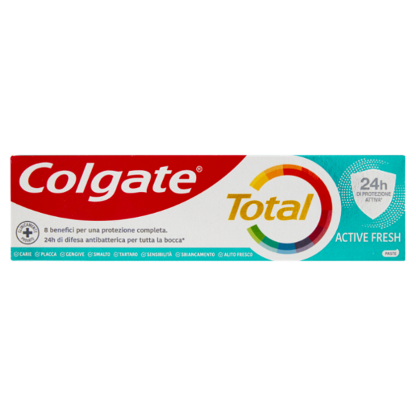 Colgate dentifricio Total Active Fresh 24h di protezione attiva 75 ml