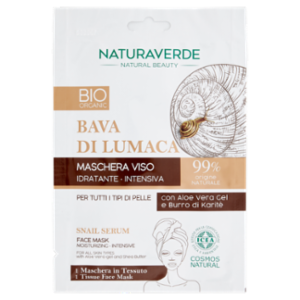 Naturaverde Natural Beauty Bio Bava Di Lumaca Maschera Viso Idratante - Intensiva 1 Pz