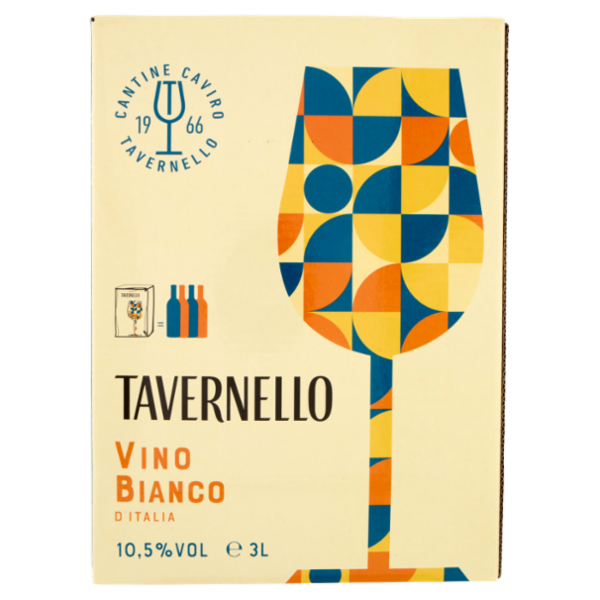 Tavernello Vino Bianco d'Italia 3 L
