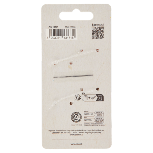 elison City Style Pinze Piccole Natural 4 pz