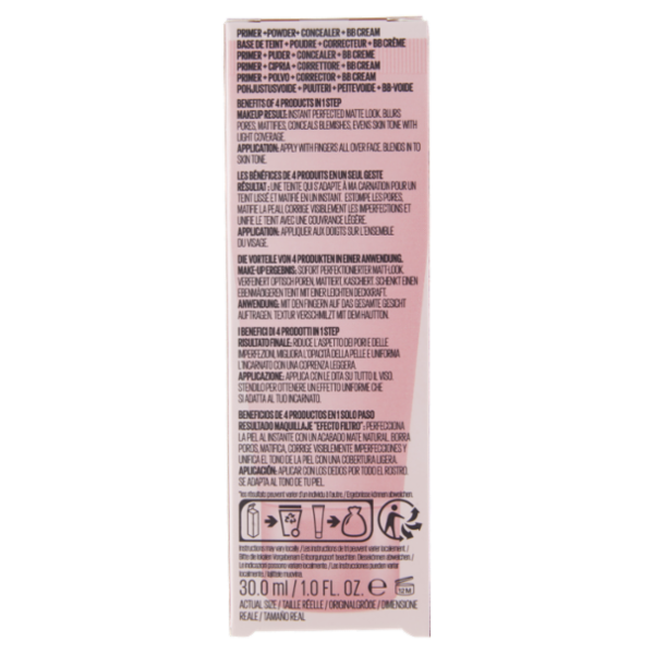 Maybelline New York Fondotinta Perfezionante Instant Perfector, 4 Prodotti in 1, Medium Deep, 30 ml