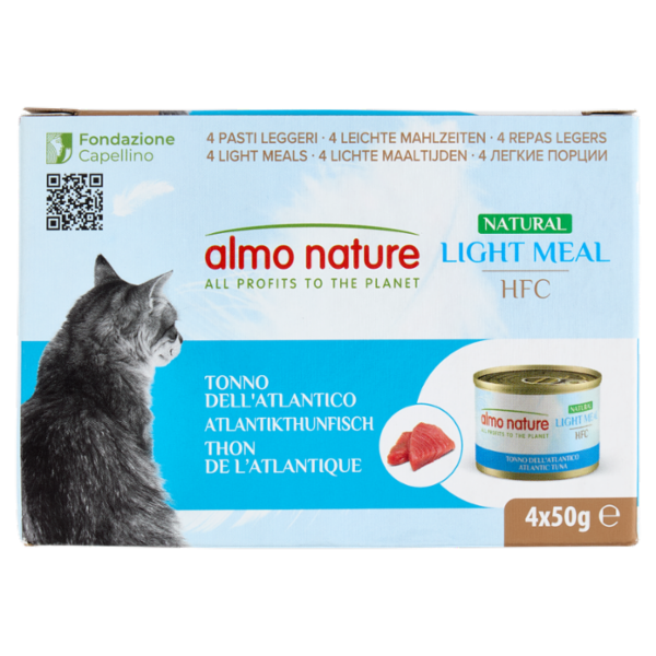 almo nature Natural Light Meal HFC Tonno dell'Atlantico 4 x 50 g