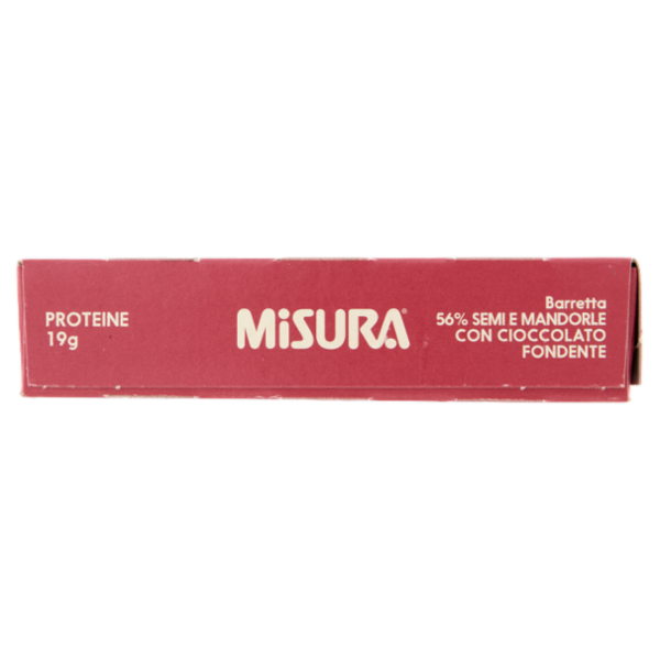 Misura Protein Barrette 56% Semi e Mandorle con Cioccolato Fondente 4 x 30 g