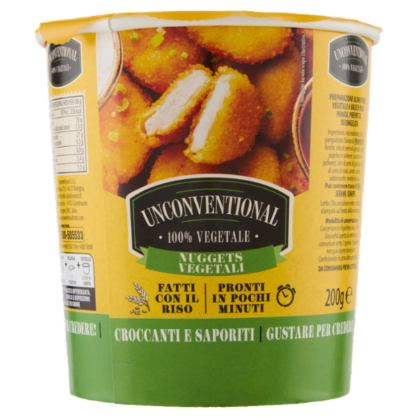 Unconventional Nuggets Vegetali 200 g
