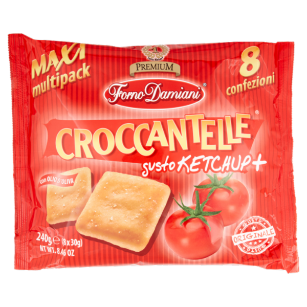 Forno Damiani Premium Croccantelle gusto Ketchup+ 8 x 30 g