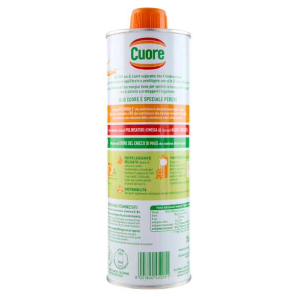 Cuore olio di mais 75 cl
