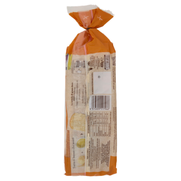 Mulino Bianco Pan Bauletto Grano Duro Pane Ideale per Panini 400g