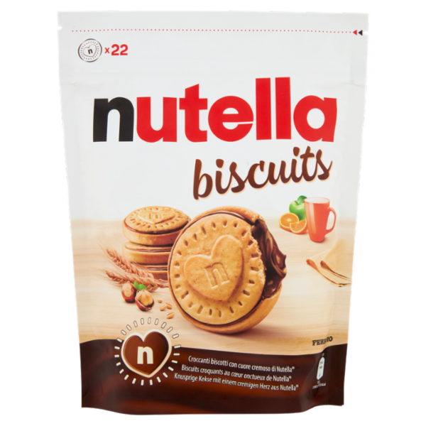 nutella biscuits 22 pezzi 304 g
