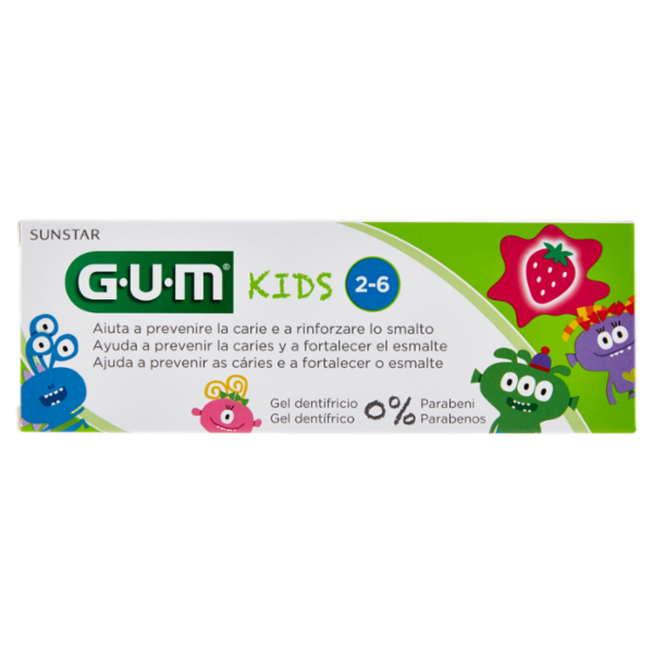 Gum Kids Gel Dentifricio 2-6