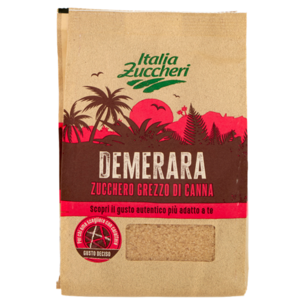 Italia Zuccheri - Demerara Zucchero Grezzo di Canna 500 g