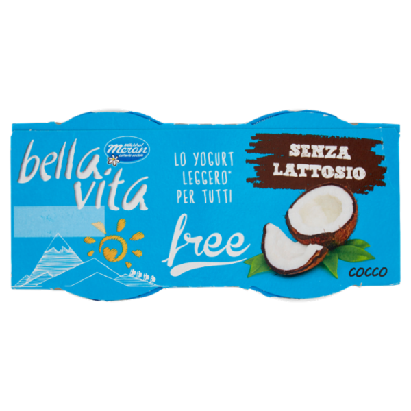 bella vita free Senza Lattosio Cocco 2 x 125 g
