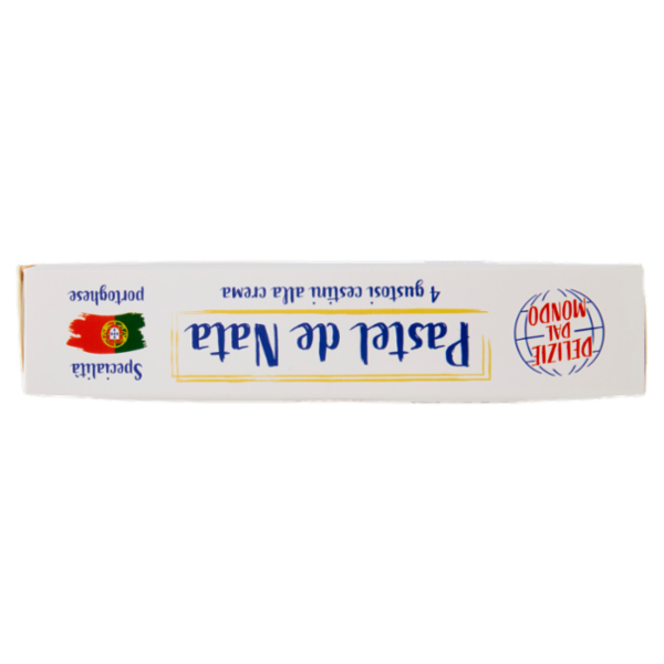 Delizie dal Mondo Pastel de Nata 4 gustosi cestini alla crema Surgelati 240 g