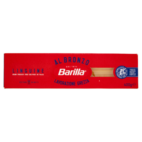 Barilla Pasta Al Bronzo Linguine 100% grano italiano 400g
