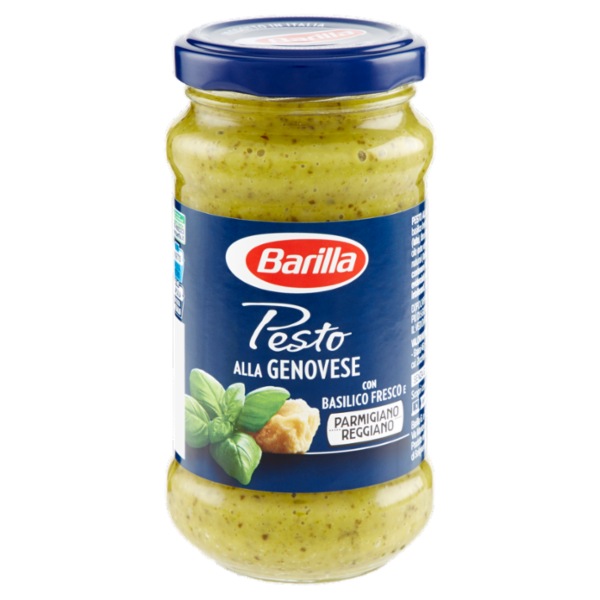 Barilla Pesto alla Genovese Basilico Fresco Italiano Condimento e Sugo per Pasta 190 g