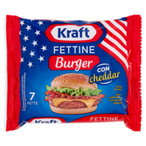 Kraft Fettine Burger Con Cheddar 7 Fette 175 g
