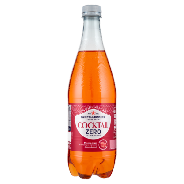 BIBITE SANPELLEGRINO, Bevande Gassate, Cocktail Zero, Pet 75cl