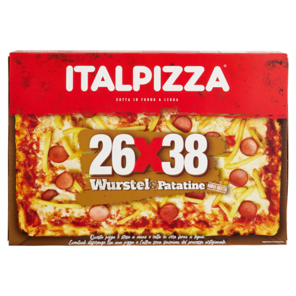 Italpizza 26x38 Wurstel&Patatine 570 g