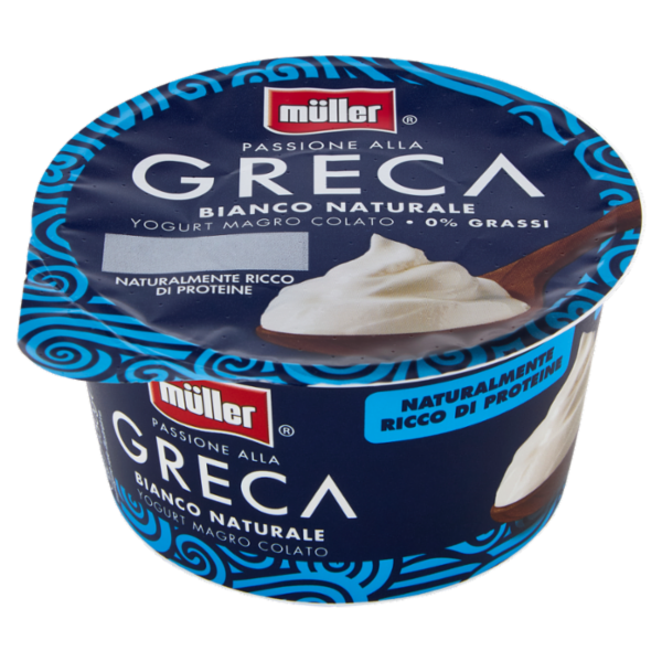 müller Passione alla Greca Bianco Naturale Yogurt Magro Colato 150 g