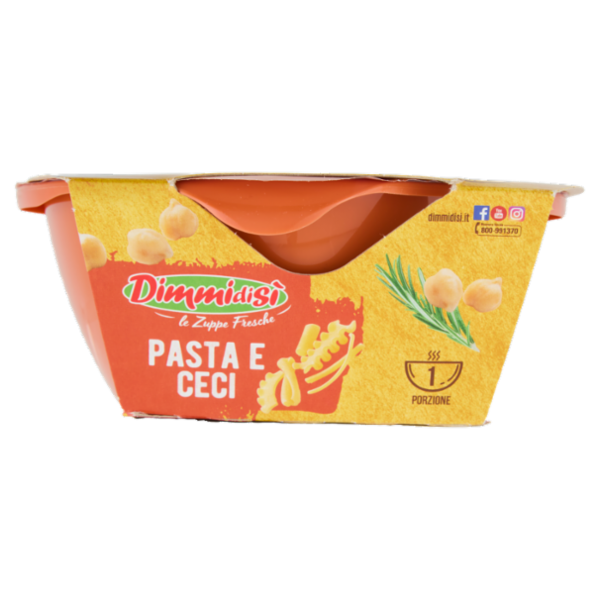 DimmidiSì le Zuppe Fresche Pasta e Ceci 350 g