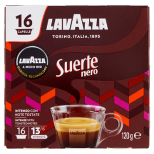 Lavazza A Modo Mio Suerte Nero 16 Capsule 120 g
