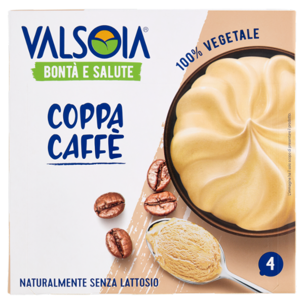 Valsoia Bontà e Salute Coppa Caffè 4 x 70 g
