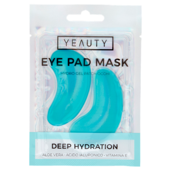 Yeauty Eye Pad Mask Hydro Gel Patch Occhi Deep Hydration 2 pz