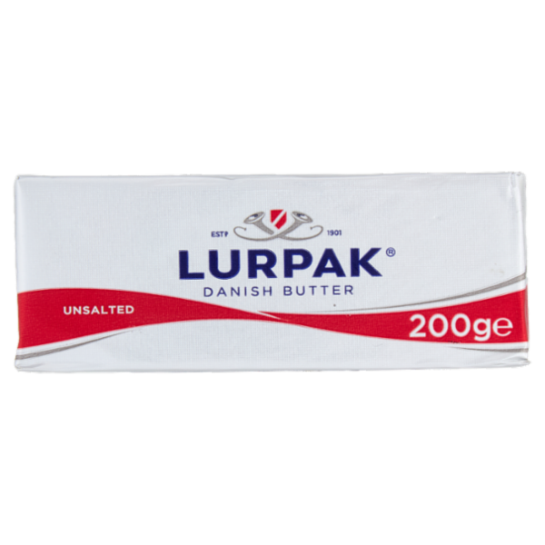 Lurpak Danish Butter Unsalted 200 g