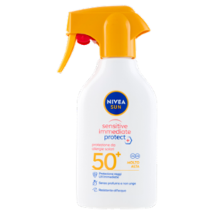 Nivea Sun Sensitive Immediate Protect+ 50+ Molto Alta 250 Ml