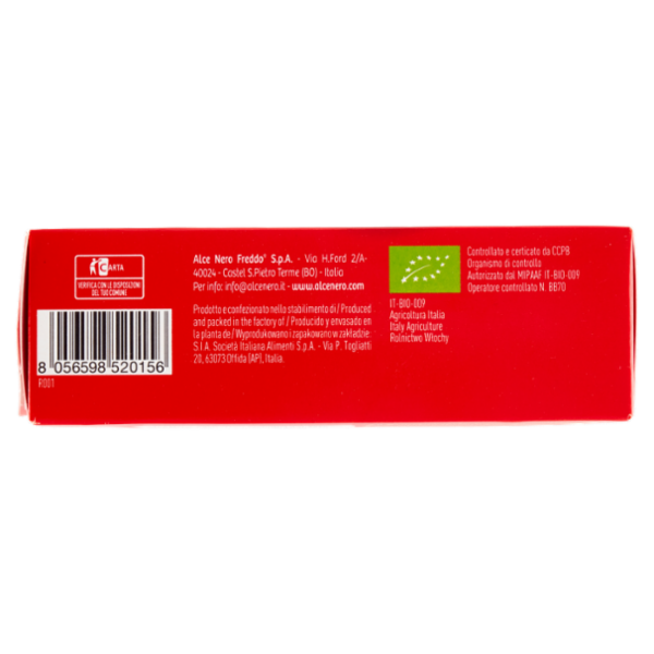 alce nero Fagotti Pomodoro e Mozzarella Surgelati 4 pezzi 250 g