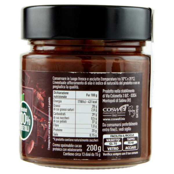 L'Angelica Protein Natur Power Crema Fondente Proteica 200 g