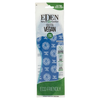 Eden Natural Comfort Soletta Vegan Taglia 22/46 Seaqual