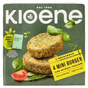 Kioene L'Originale 4 Mini Burger Con Spinaci Italiani 200 g