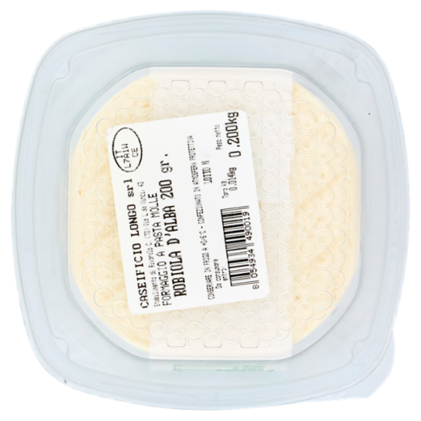 Caseificio Longo Robiola d'Alba Naturale 0,200 Kg