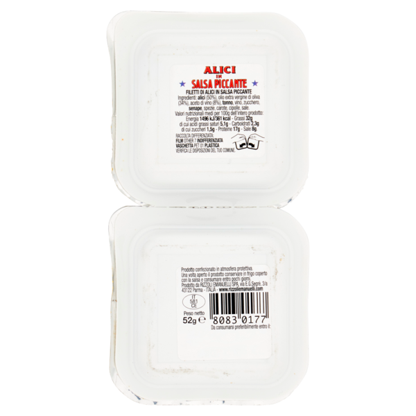 Rizzoli le Rizzoline Alici in Salsa Piccante 52 g