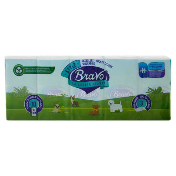 Bravo Style Fazzoletti 10 pz