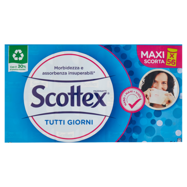Scottex Tutti Giorni Fazzoletti 3 veli 56 pz