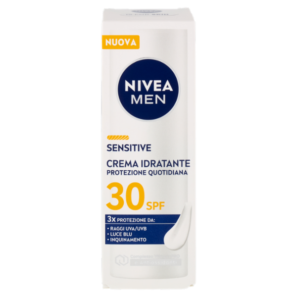 Nivea Men Sensitive Crema Idratante Protezione Quotidiana SPF 30 50 ml