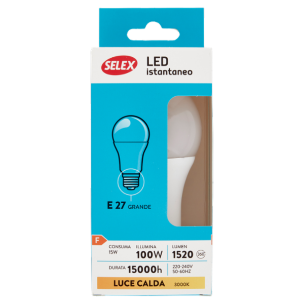 Selex Lampadina Led SMD Goccia E27 15W