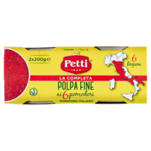 Petti La Completa Polpa Fine Ai 6 Pomodori Pomodoro Italiano 2 x 200 g