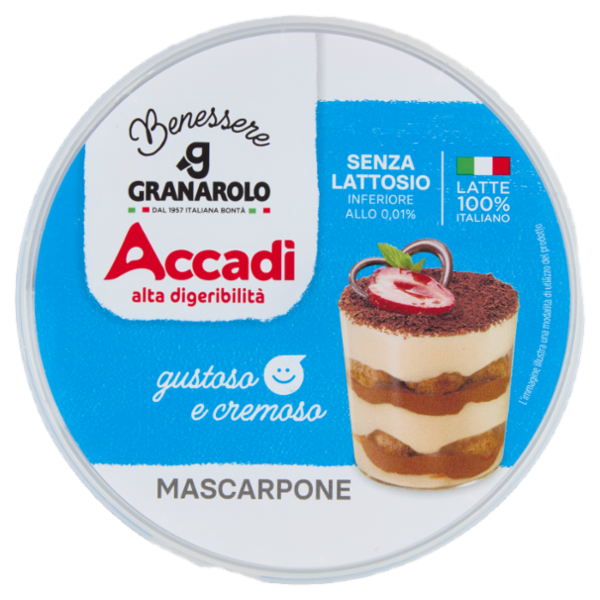 Accadì Benessere Mascarpone Senza Lattosio 250 g
