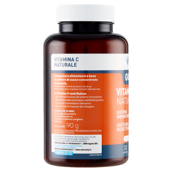 Laboratoires Vitarmonyl Gummies Vitamina C Naturale 30 Gummies 90 g