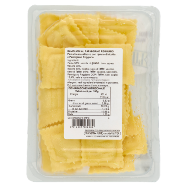Luciana Mosconi La Pasta Fresca Ravioloni al Parmigiano 250 g