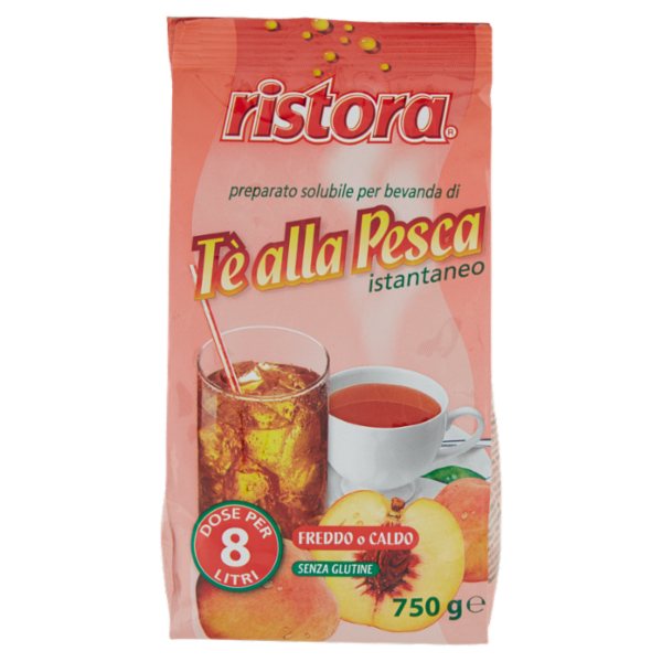 ristora preparato solubile per bevanda di Tè alla Pesca istantaneo 750 g