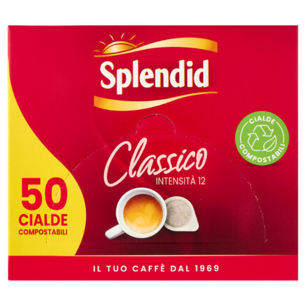 Splendid Classico 12 - 50 Cialde Caffè Compostabili ESE 44mm 350g