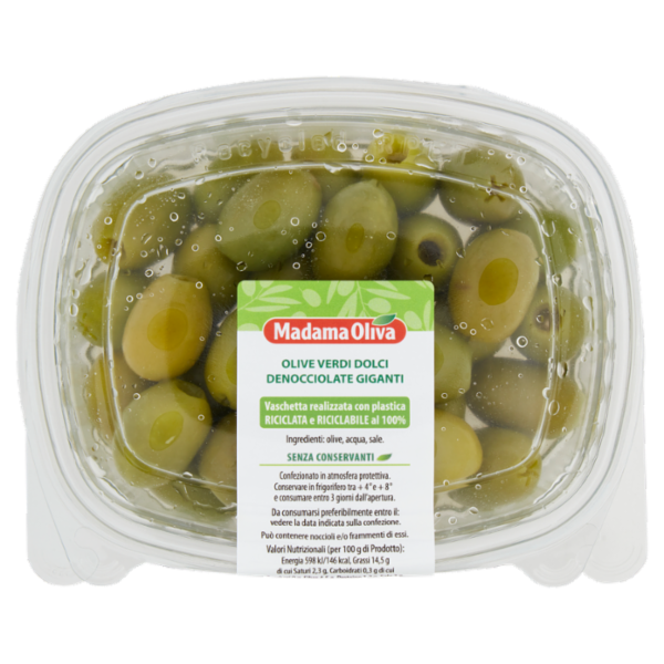 Madama Oliva Olive Verdi Dolci Denocciolate Giganti 200 g