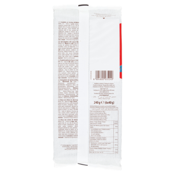 Lago Gastone Ciambelle Albicocca 6 x 40 g