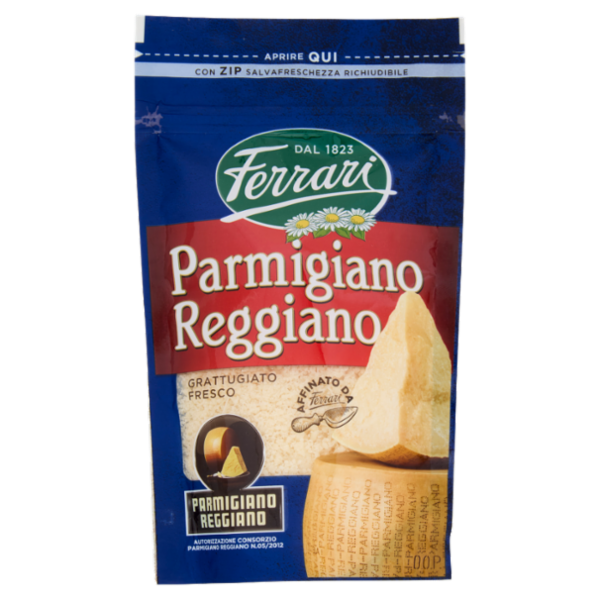 Ferrari Parmigiano Reggiano DOP Grattugiato Fresco 100 g